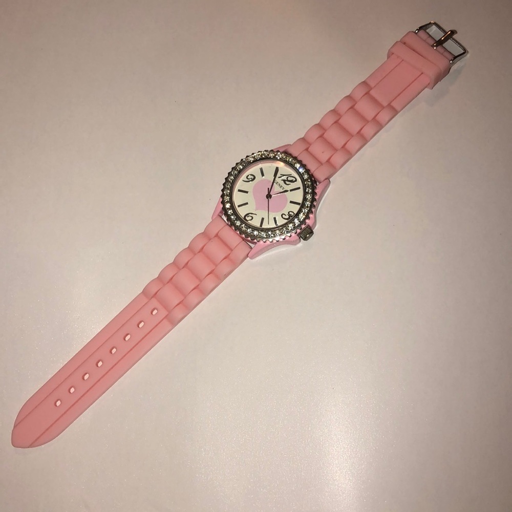 Pink Heart Watch